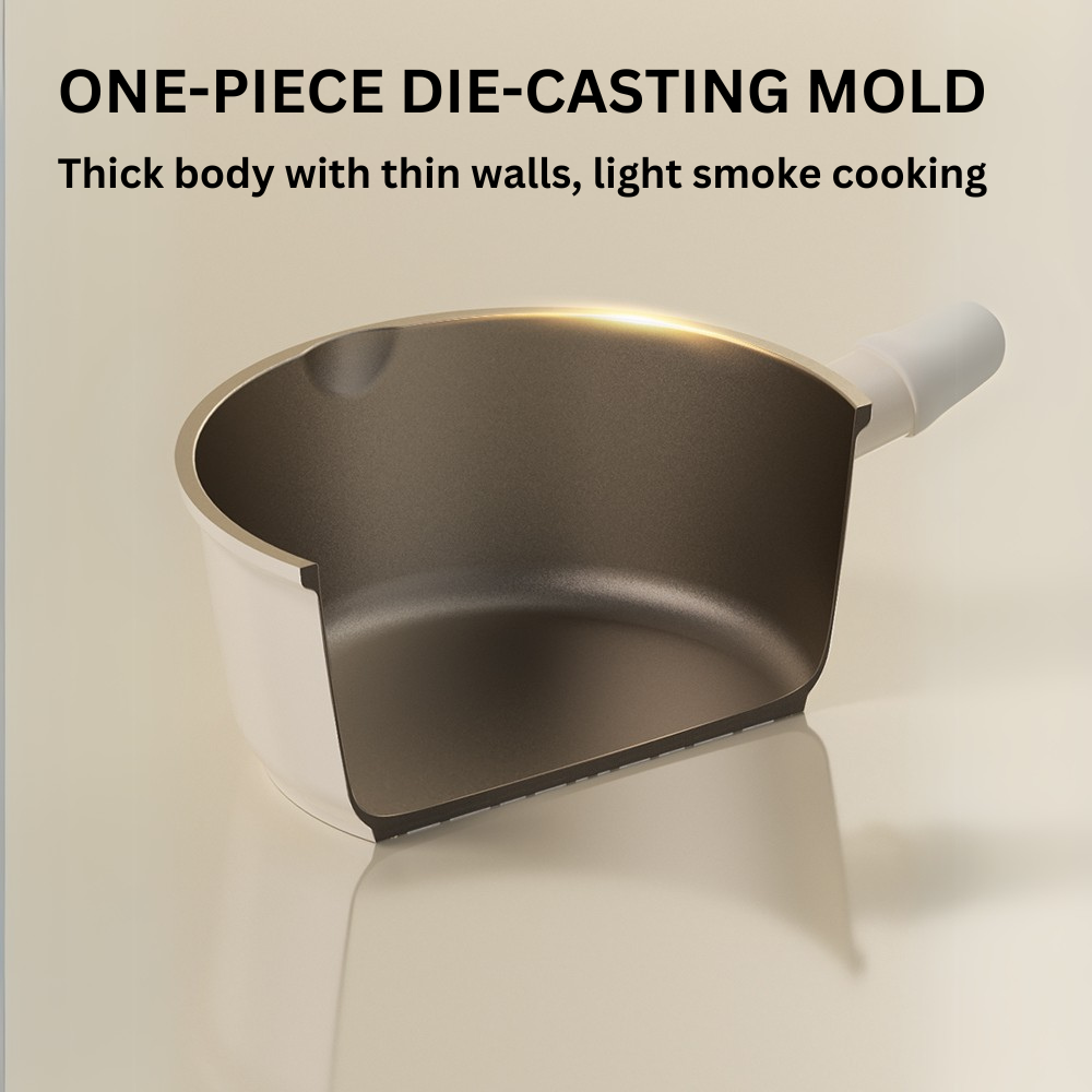 Cooker King White Titanium Saucepan 18cm