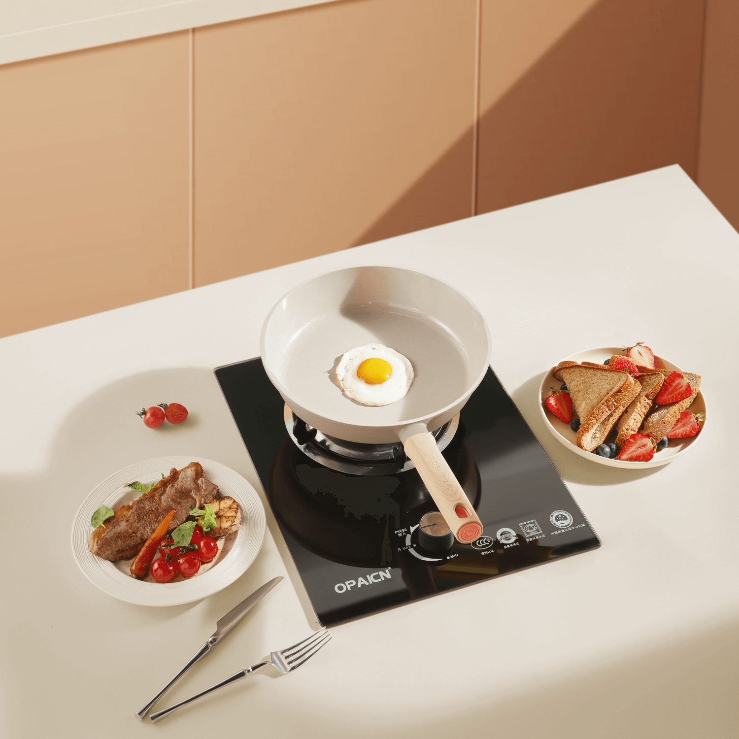 Cooker King Ceramic Crystal Frying Pan 26cm