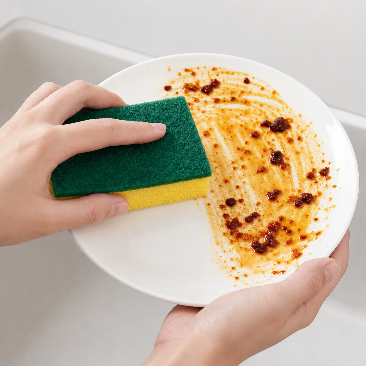 Fresh Life Stain Removal Scouring Pad 9.5cm x 6.5cm 6pc