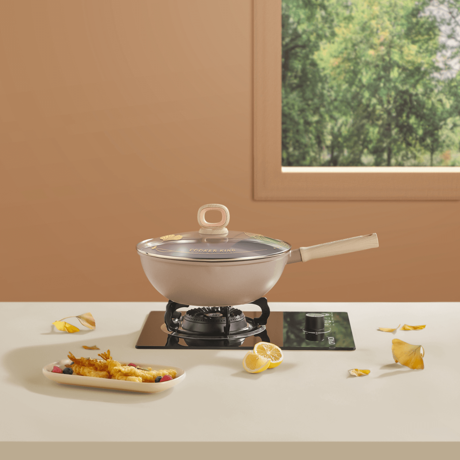 Cooker King Ceramic Crystal Wok 32cm