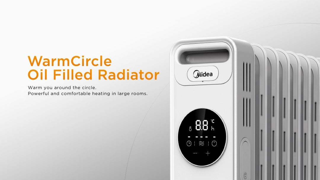 Midea Deluxe 11 Fin Digital Oil Heater NY2311-20MR