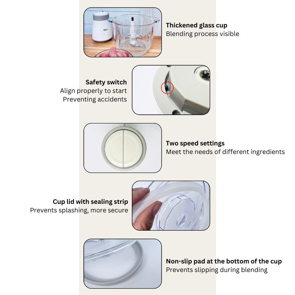 Kylin Electric Food Processor 1.2L