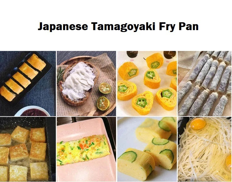 Hello Kitchen marble non-stick tamagoyaki pan PFOA free
