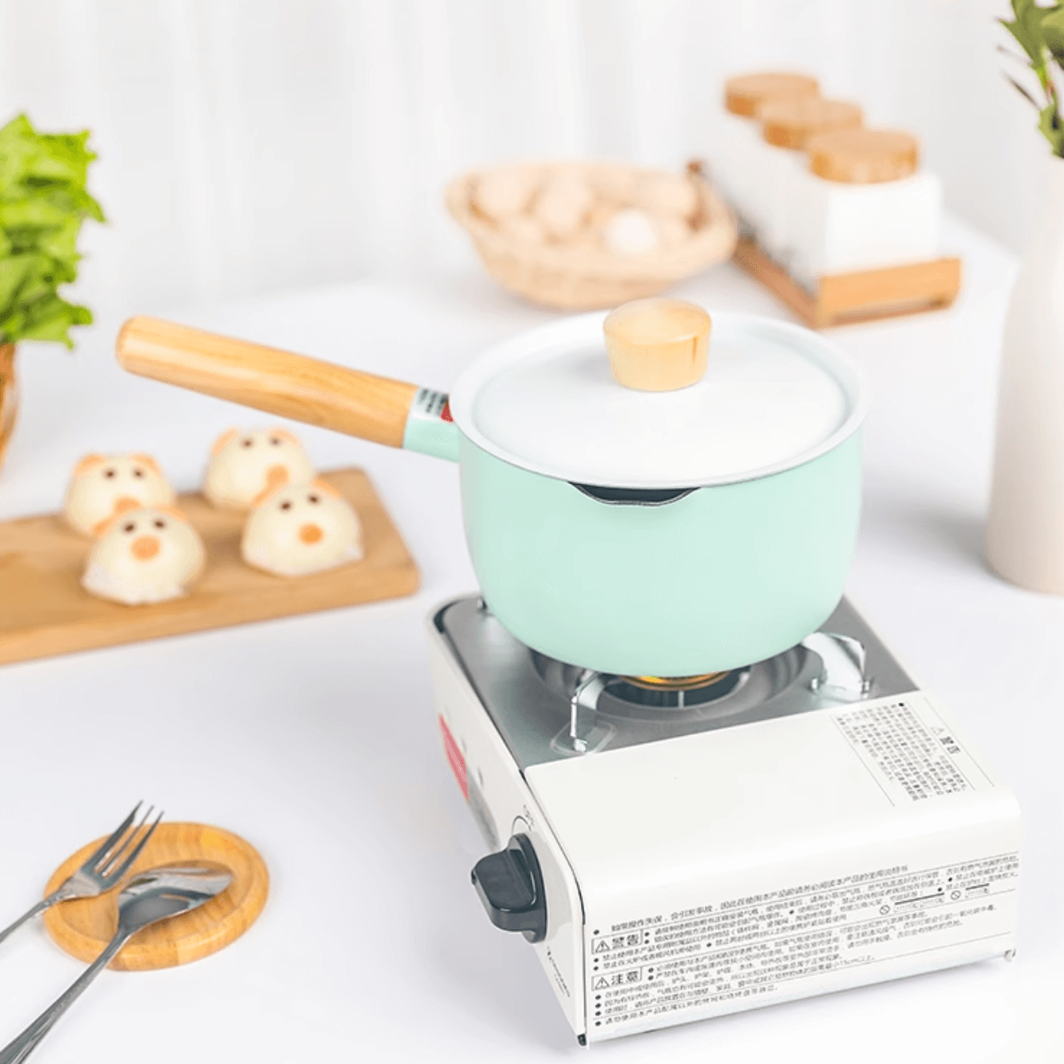 Justcook 16cm JSHS-IH1916-1 Milk Pot Pink