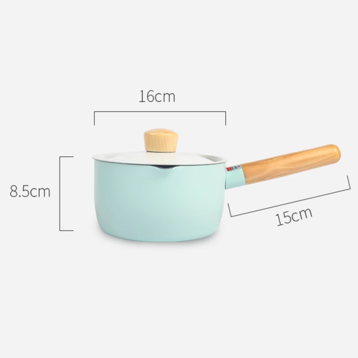 Justcook 16cm JSHS-IH1916-2 Milk Pot Green