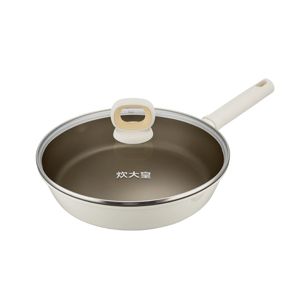 Cooker King White Titanium Fry Pan 28cm