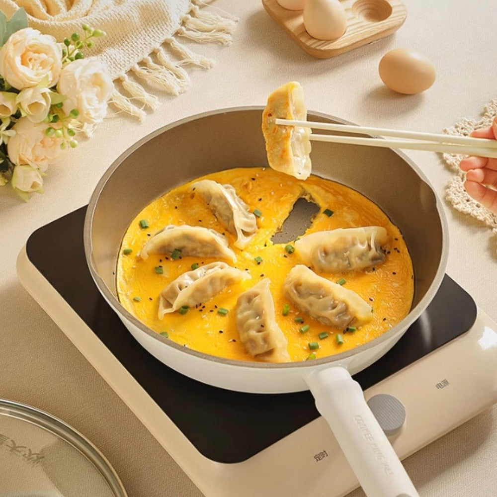 Cooker King White Titanium Fry Pan 24cm