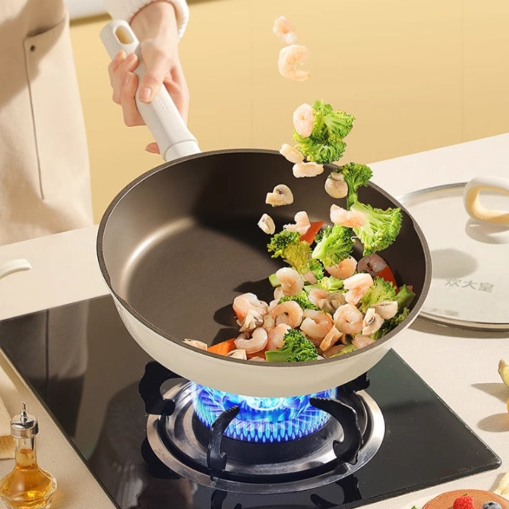 Cooker King White Titanium Fry Pan 28cm