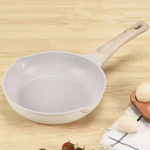 Synmore Granite Non-Stick Wok Pan with Wooden Handle 28cm