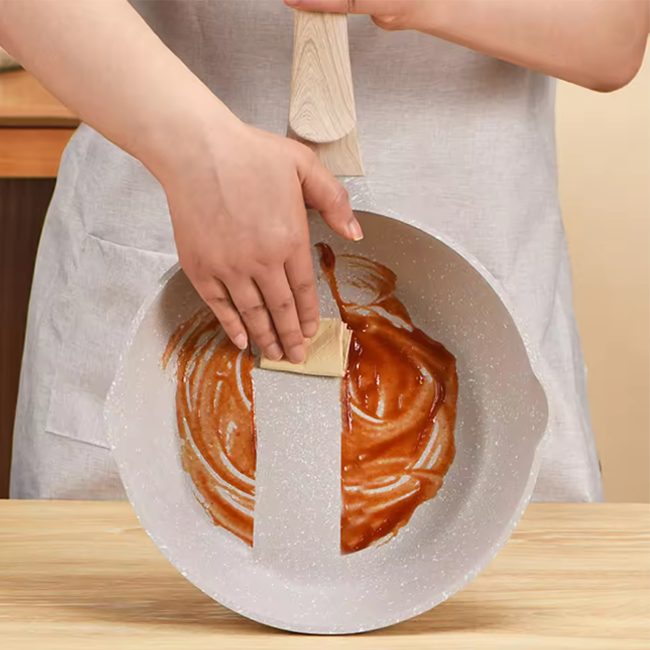 Synmore Granite Non-Stick Frypan with Wooden Handle 26cm