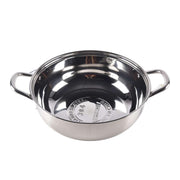 Kylin 304 Stainless Steels Shabu Single American Style Hot Pot, Cooking Pot 32cm