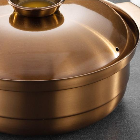 Kylin Copper-Gold Stainless Steel Chinese-Style Stewpot 30cm