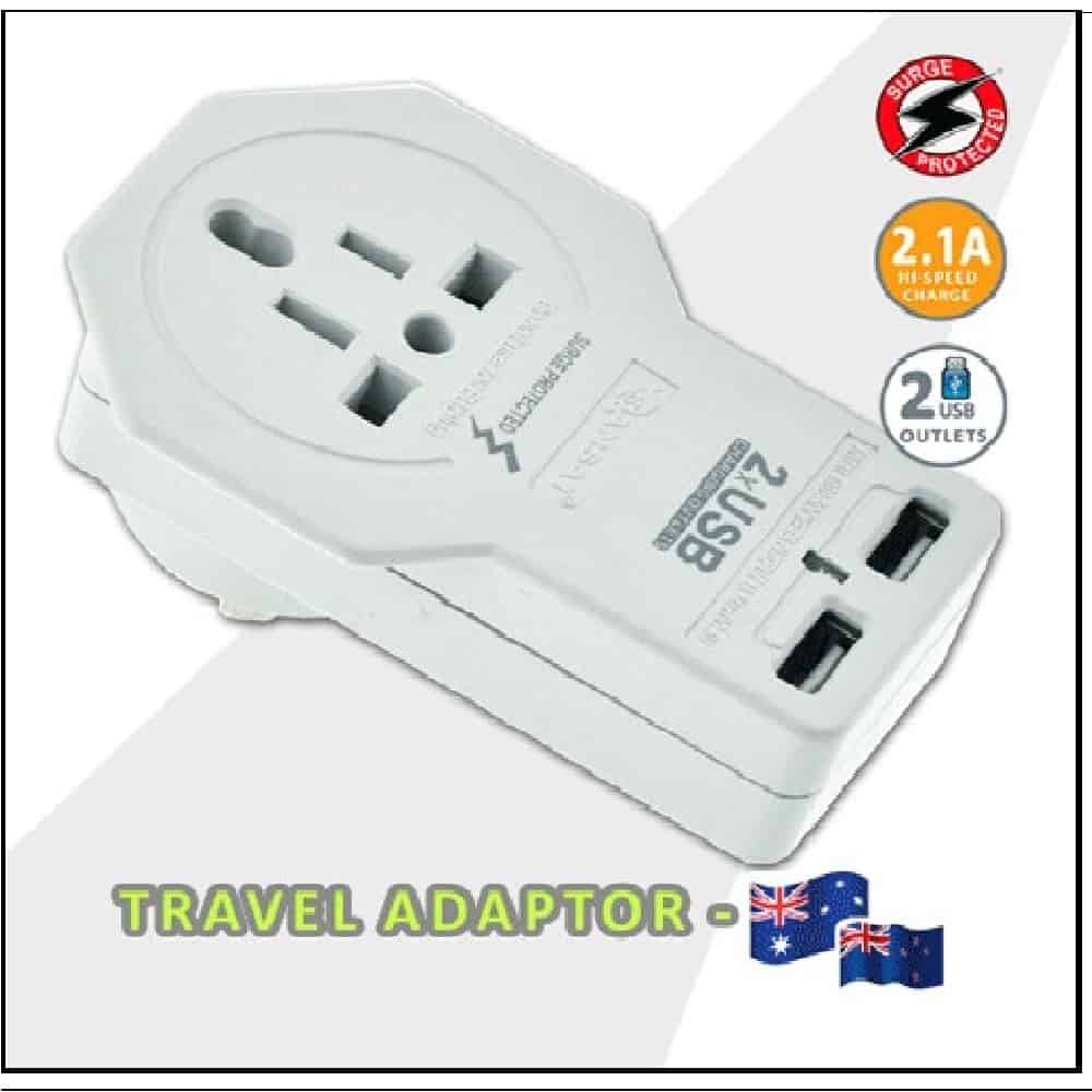 Sansai World Adaptor USB Charger