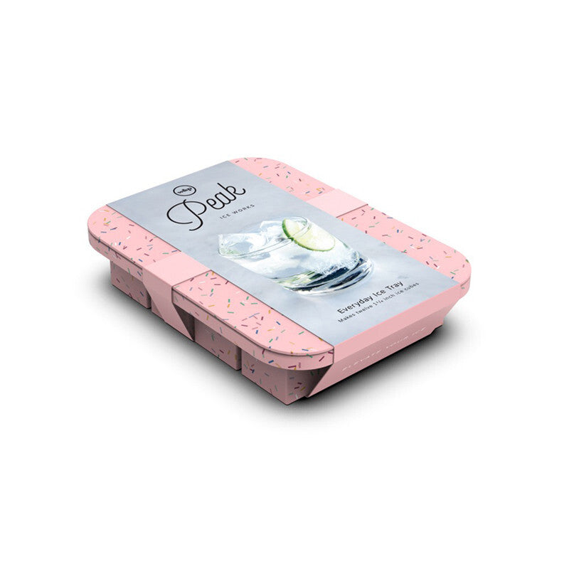 Peak Ice Cube Tray Everyday Speckled - Pink