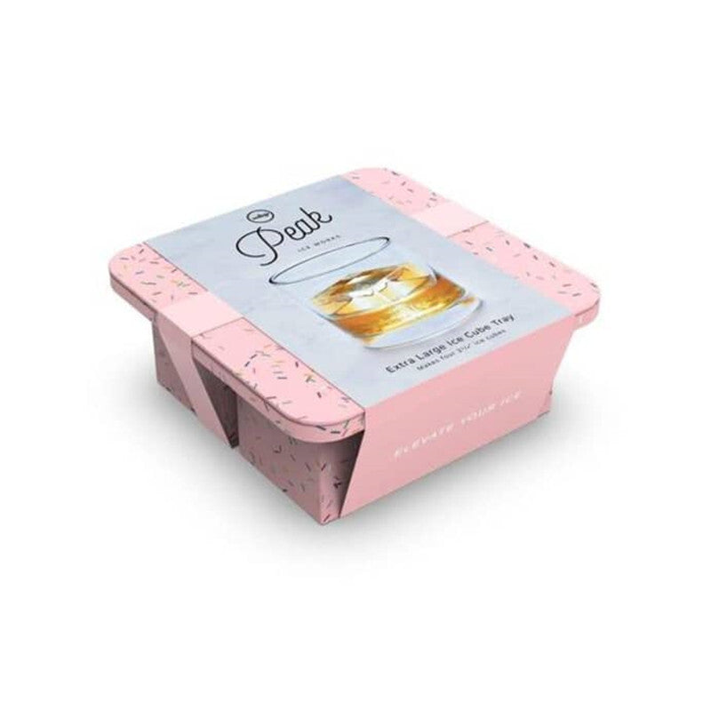 Peak Ice Cube Tray Extra Large Speckled - Pink