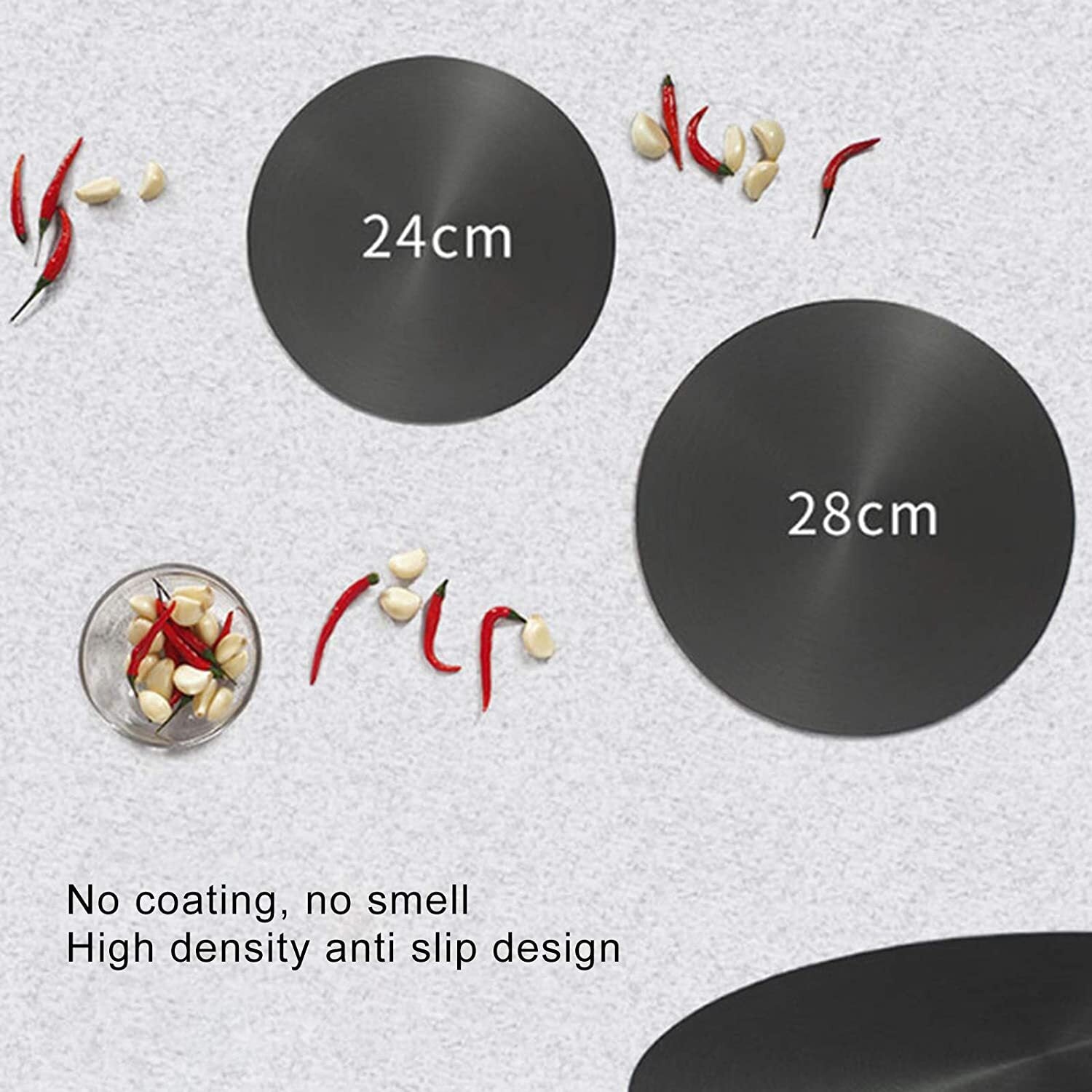 Gas Stove Heat Transfer Conduction Food Ice Fast Defrosting Plate 24cm