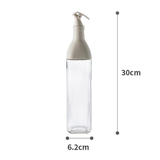 Robo Waltz Square Seasoninig Oil Bottle 500ml 2pc Set White
