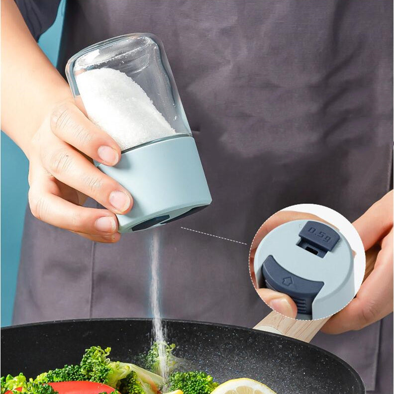Robo Leon Quantitative Salt Pepper Spice Container Shaker 100m-Green