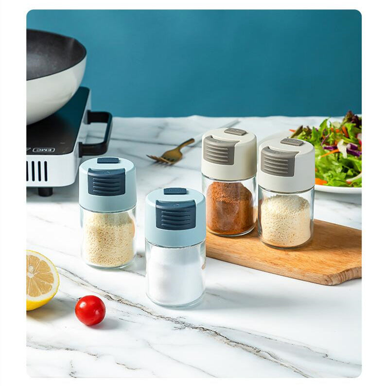 Robo Leon Quantitative Salt Pepper Spice Container Shaker 100m-Blue