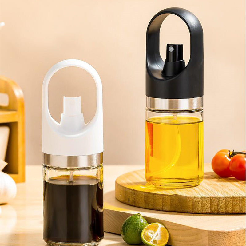 Robo Amy Oil Spray Bottle Sauce Container - White