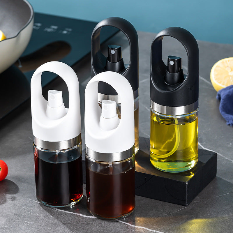 Robo Amy Oil Spray Bottle Sauce Container - White