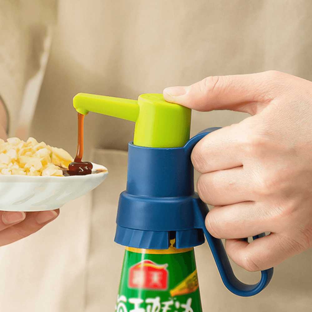 Robo Luigi Oyster Sauce Squeezer Sauces Dispenser Head White
