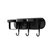 Robo Bossi Spice Wall Rack Black with Wall Mouting