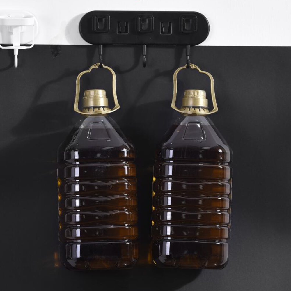 Robo Bossi Spice Wall Rack Black with Wall Mouting