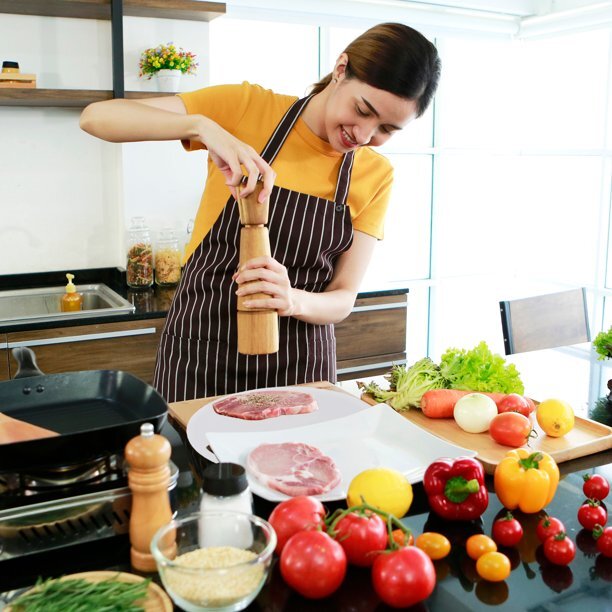 THRJ Round PE White Chopping Board 43*1.8cm