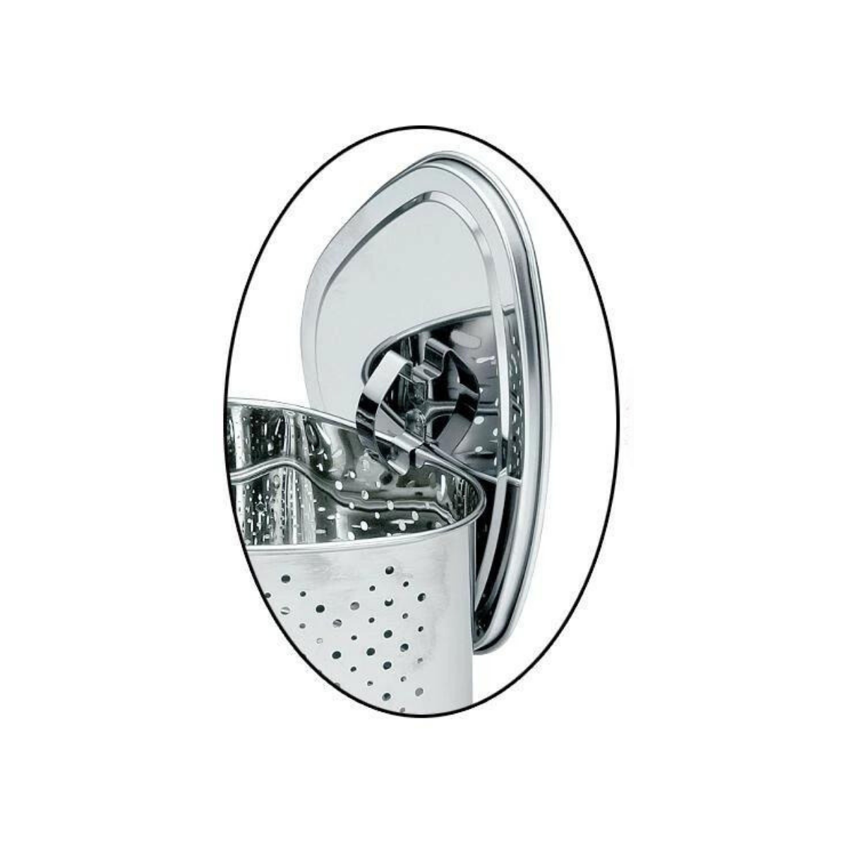 Tamahashi Antibacterial Stainless Steel Triangle Corner with Lid Small