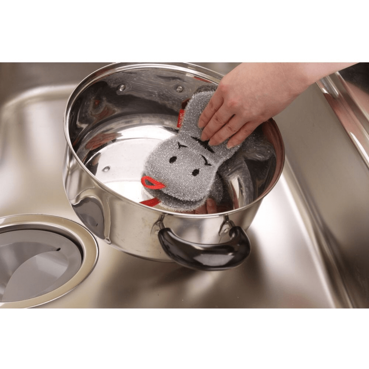 Sanbelm Nicott Good Cleaning Sponge - Grey
