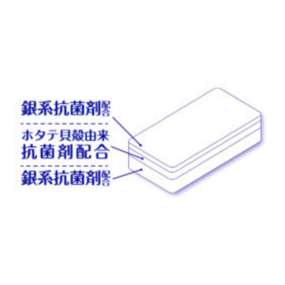 Kokubo Kogyo Antibacterial Kitchen Sponge, Quick Dry Type