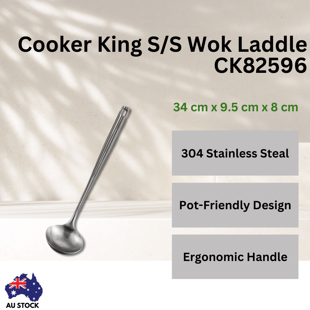 Cooker King S/S Wok Ladle CK82596