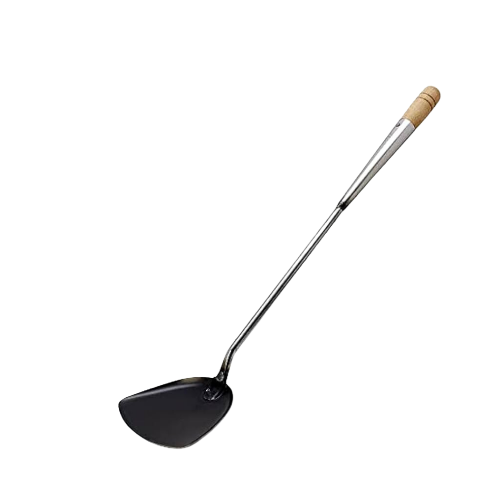 Kanda Iron Pan/Iron (Superior) Chinese Spatula Large