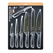 Zhang Xiaoquan D60027000S Black Knight Western Knife 7pc Set
