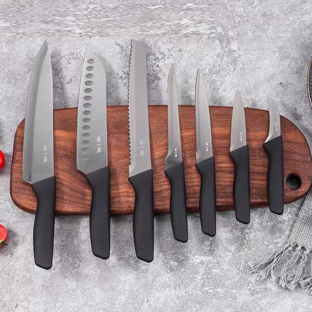 Zhang Xiaoquan D60027000S Black Knight Western Knife 7pc Set