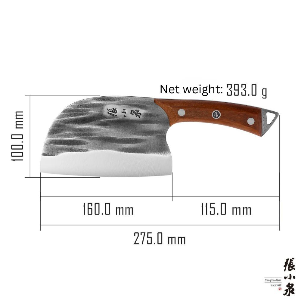 Zhang Xiaoquan D51242400 Ancient Forging Series Round Head Chinese Chef's Knife 160mm