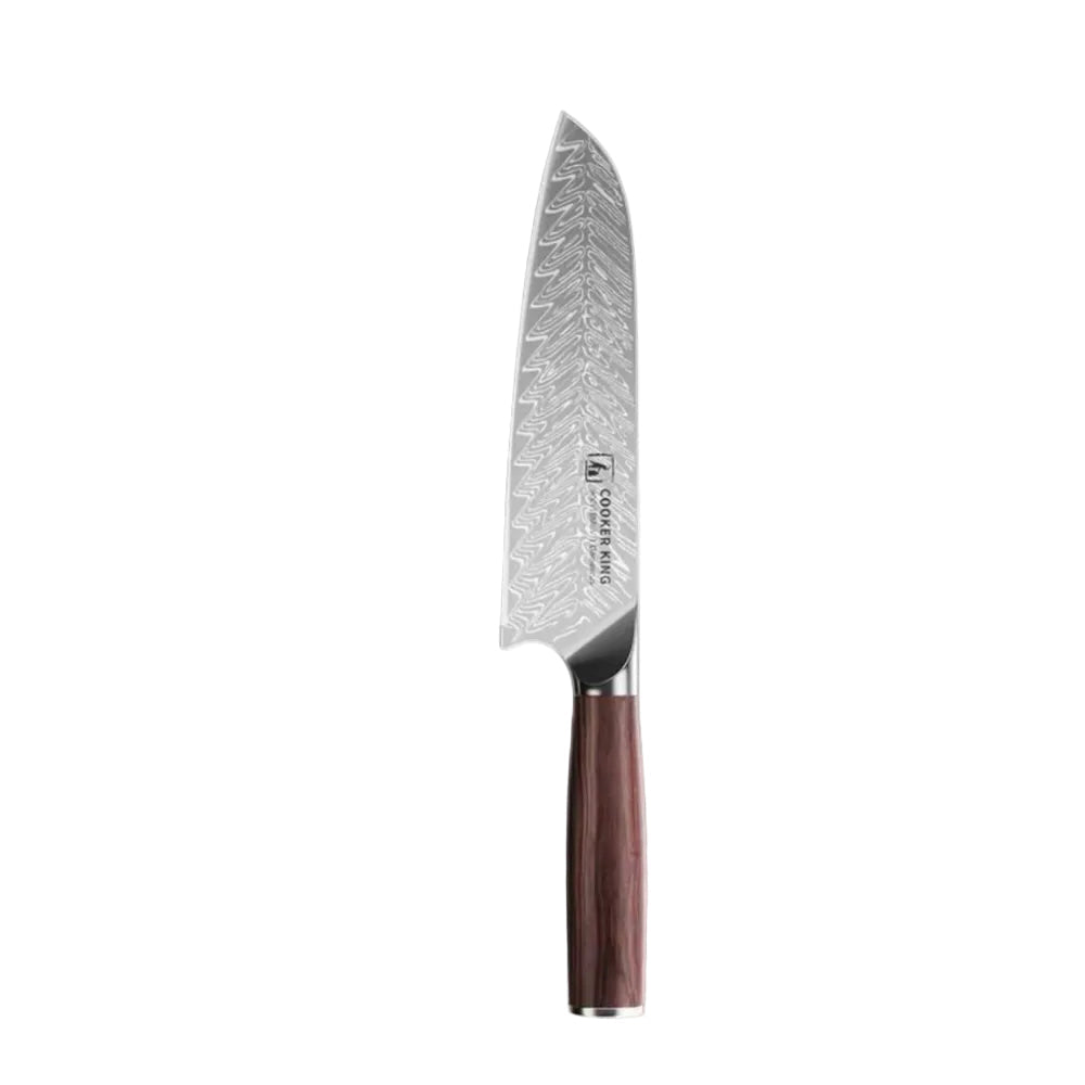 Cooker King Damascus Canglang Santoku Knife