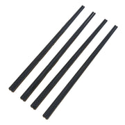 THRJ Bamboo Woven Pattern Alloy Chopsticks 10 Pair 7784