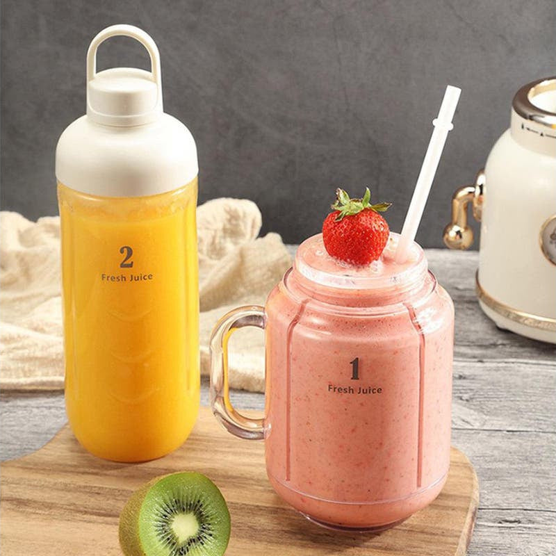 Philex Retro Electric Fruit Blender Smoothies Maker Juice Mixer 600ml-Black