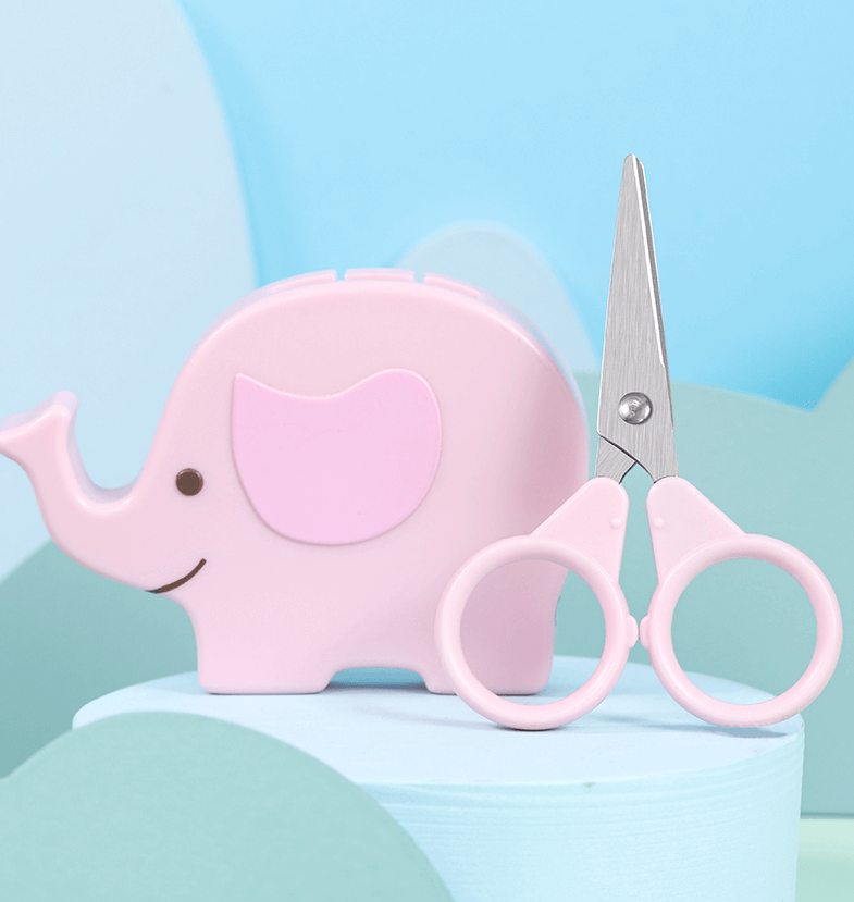 Zhang Xiaoquan PHP-22 Kids Safety Scissors 80mm Pink - Elephant