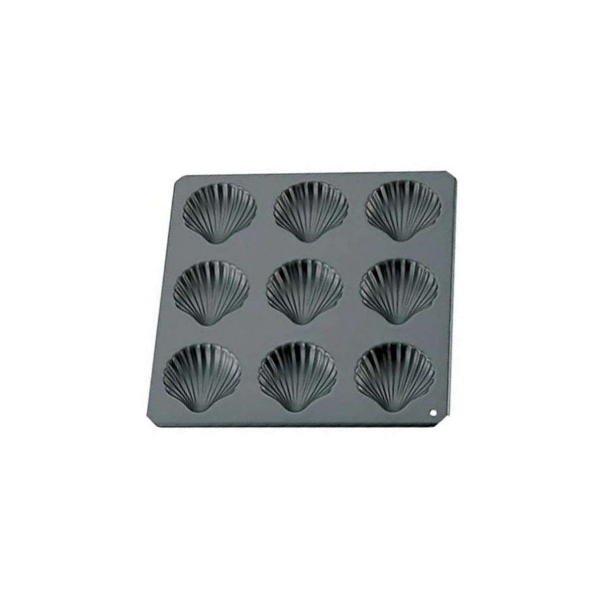 Tigercrown Cockshell Cake Baking Pan 9P Black