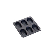 Tigercrown Madeline Shell Cake Baking Pan 6P - Black