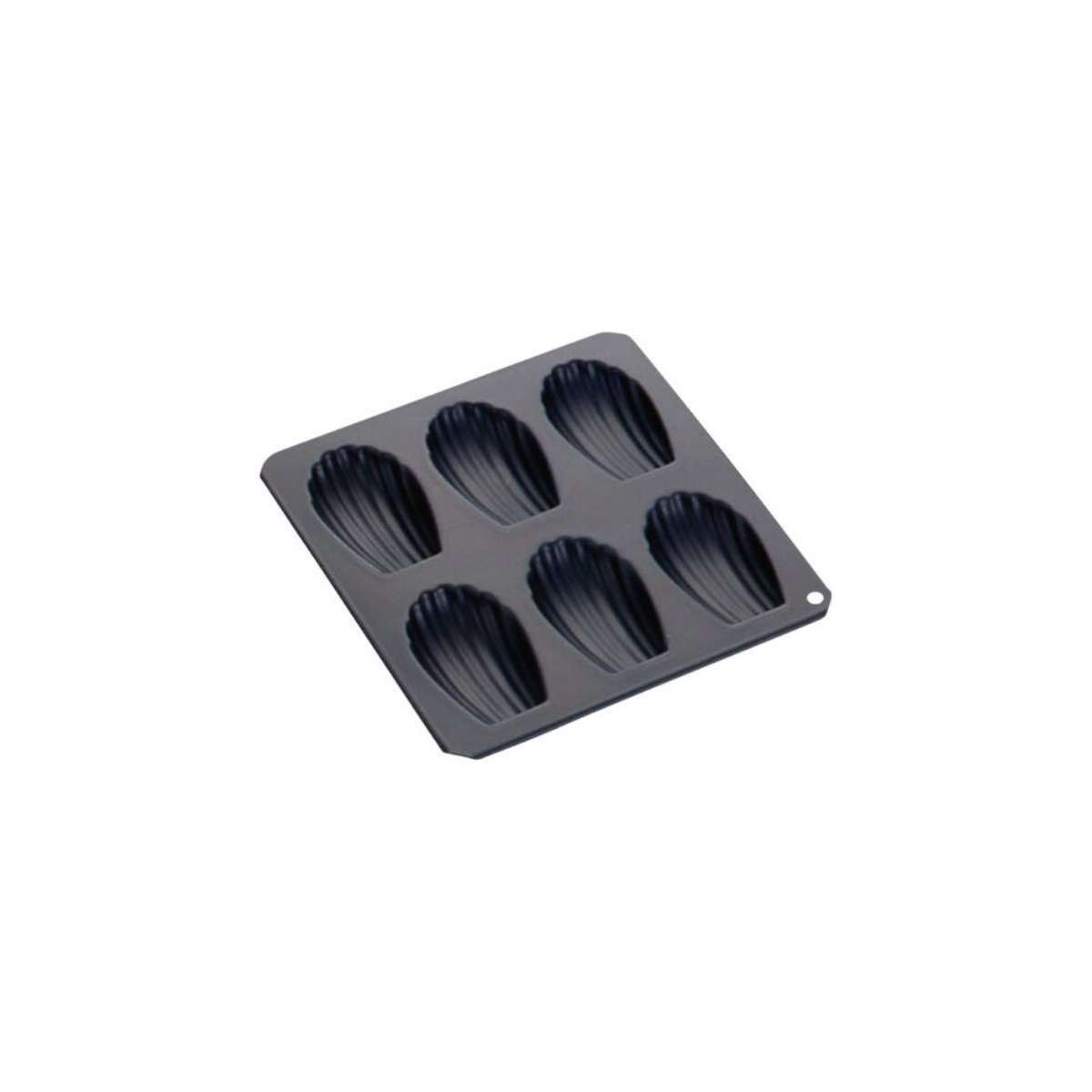 Tigercrown Madeline Shell Cake Baking Pan 6P - Black