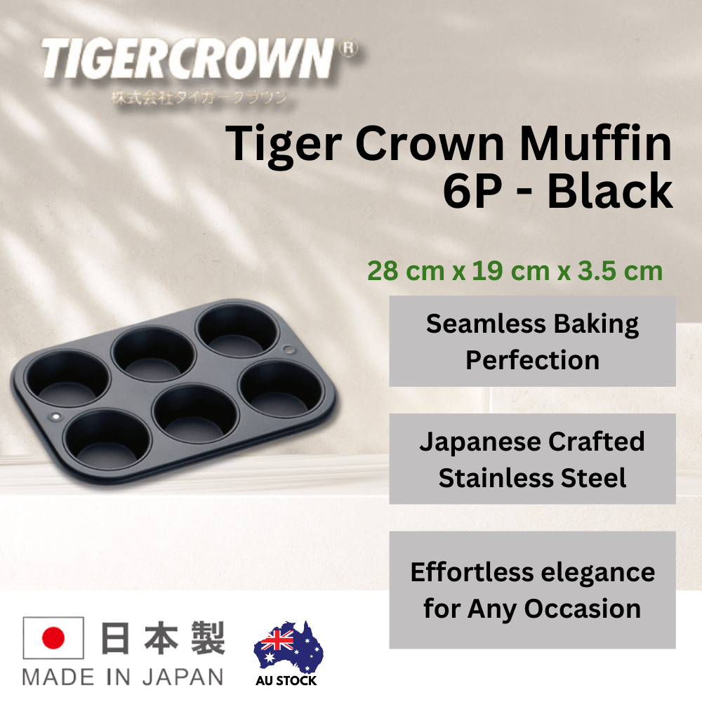 TigerCrown Muffin 6P - Black