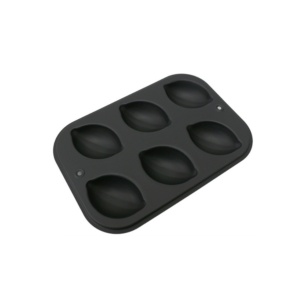 Tigercrown Lemon-Shaped Cake Baking Pan 6P - Black