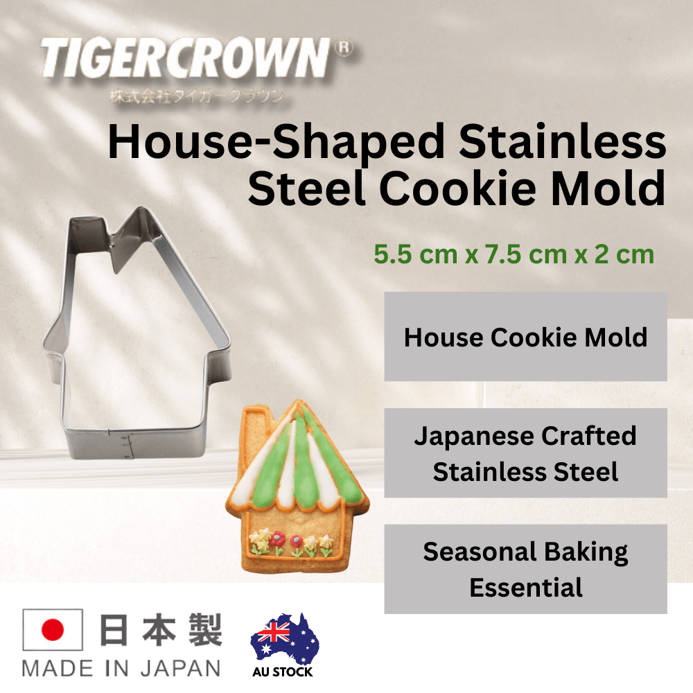 Tigercrown House-Shaped Stainless Steel Cookie Mold