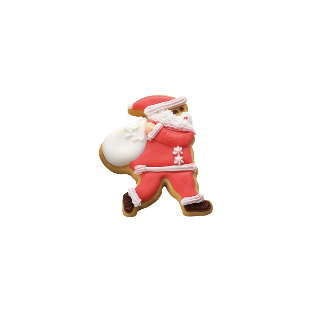 Tigercrown Santa Claus-Shaped Stainless Steel Cookie Mold