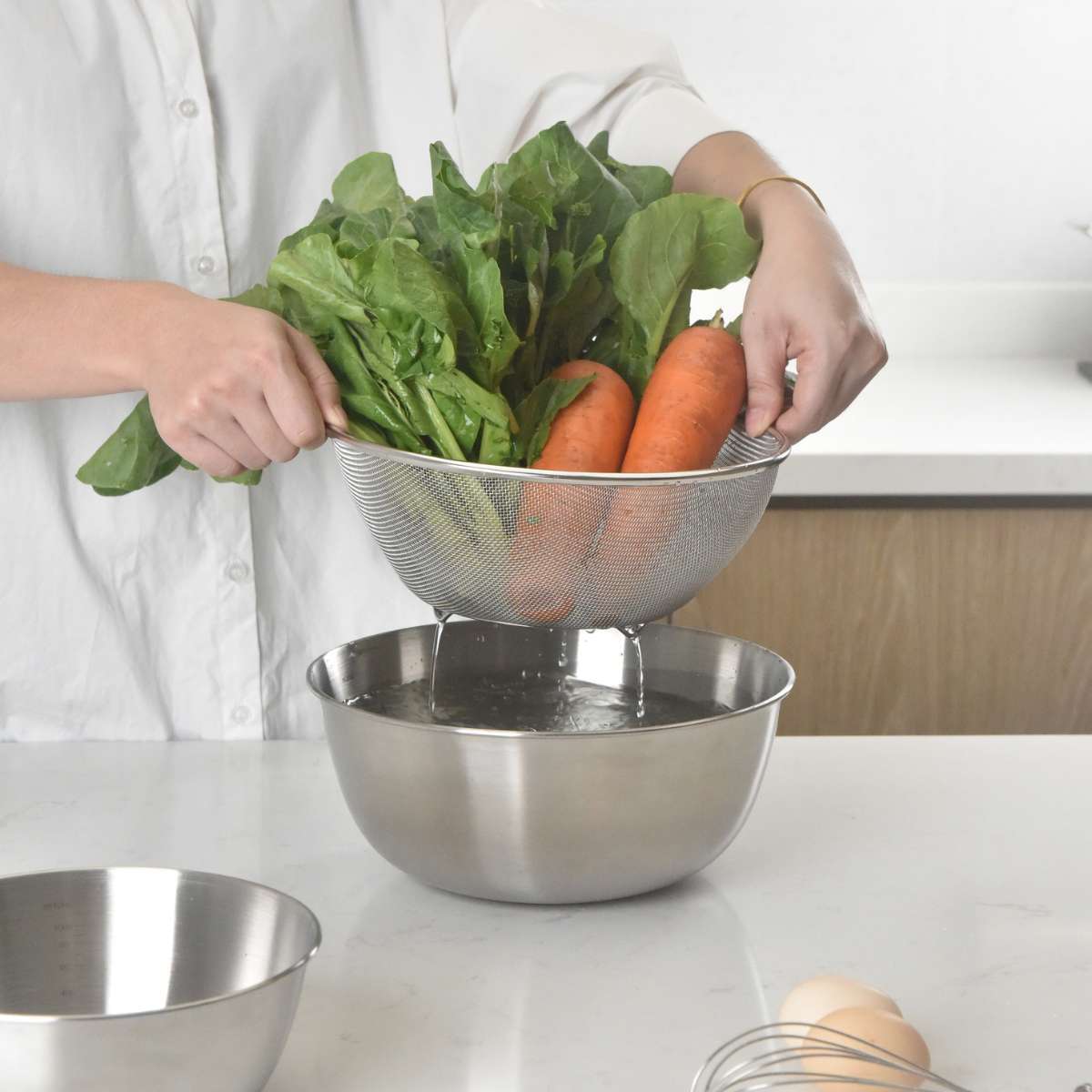 Kylin 304 Stainless Steel Mixing Bowl Japanese-Style Serving Basin 19cm