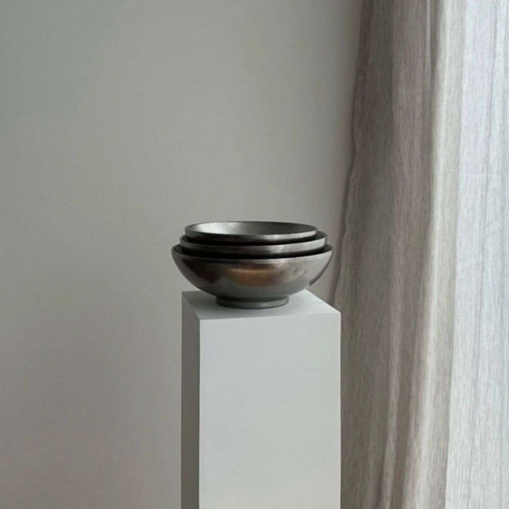 Kylin Retro-Style 304 Stainless Steel Double-Layer Ramen Bowl 20cm